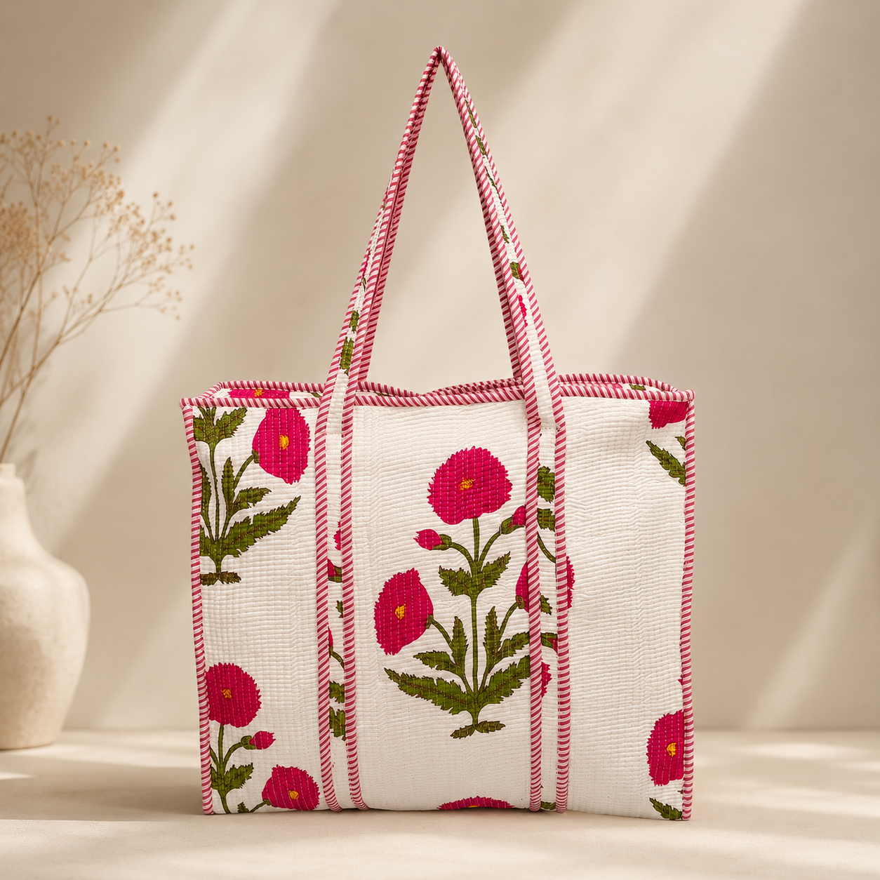 Quilted Tote Bag