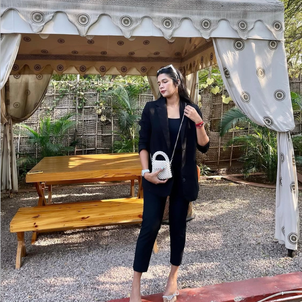 Ivory Bling Bag