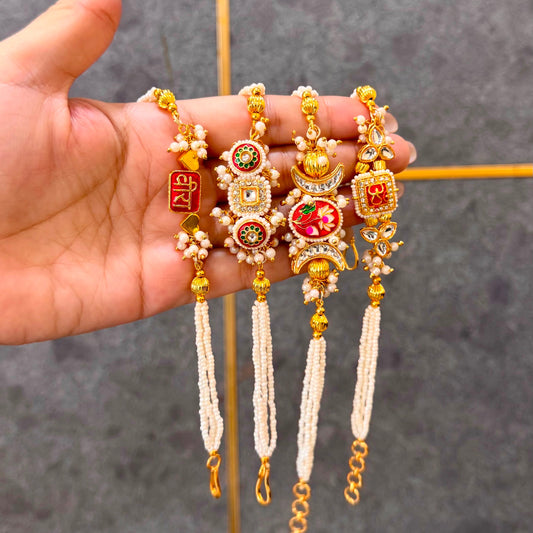 Kundan Pearl Rakhi