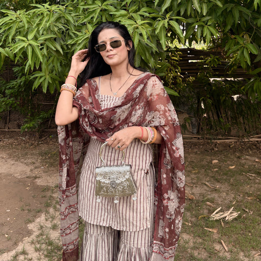 Chamak Brass Bag