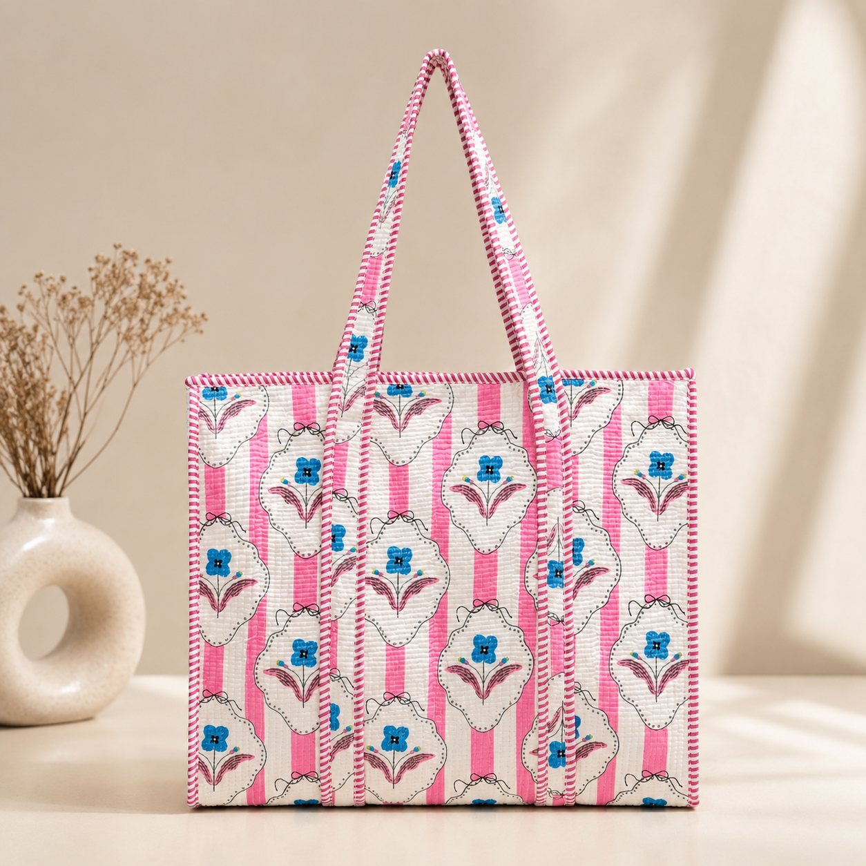 Quilted Tote Bag