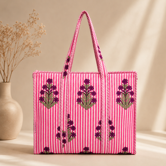 Quilted Tote Bag